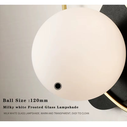 Nordic Golden LED Wall Lamp with 9W G9 Bulb Indoor LED Wall Lighting Fixtures for Bedroom Living Room Black Wall Sconce