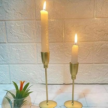 Iron Holder Holder for Creating Warm Atmospheres in Any Setting Wedding Display Candlestick JOMD