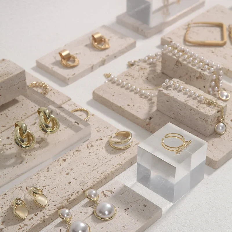 INS Photo Props Jewelry Photo Photography Ornaments Stone Placement Storage Tray Still Life Photography Photo Decoration