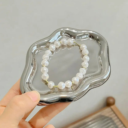 Simple Stylish Cloud Ceramic Jewelry Storage Tray Jewelry Earrings Display Desktop Ornaments Gifts For Friends L7P5