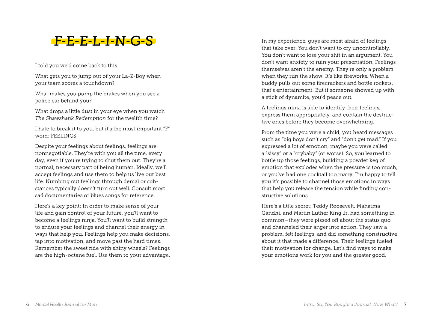 Mental Health Journal for Men: Creative Prompts, Practices, and Exercises to Bolster Wellness, (Paperback)