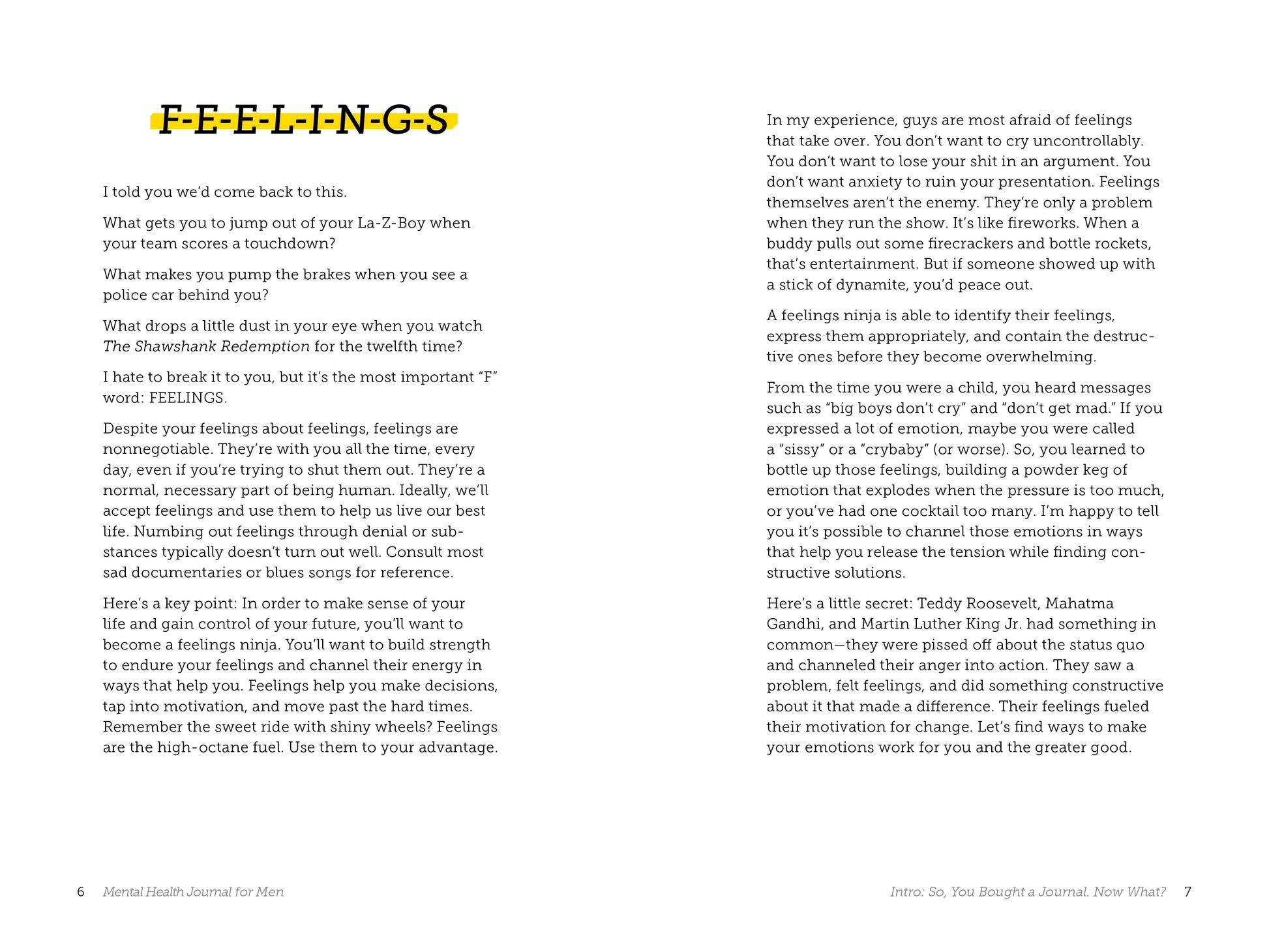 Mental Health Journal for Men: Creative Prompts, Practices, and Exercises to Bolster Wellness, (Paperback)