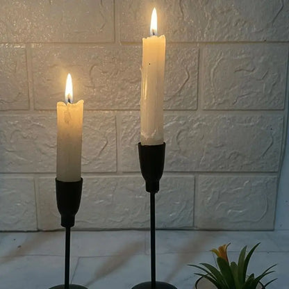 Iron Holder Holder for Creating Warm Atmospheres in Any Setting Wedding Display Candlestick JOMD