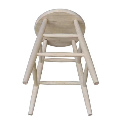 24 In. Unfinished Wood Bar Stool