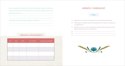 The First-Time Mom'S Pregnancy Journal : Monthly Checklists, Activities, & Journal Prompts (Paperback)