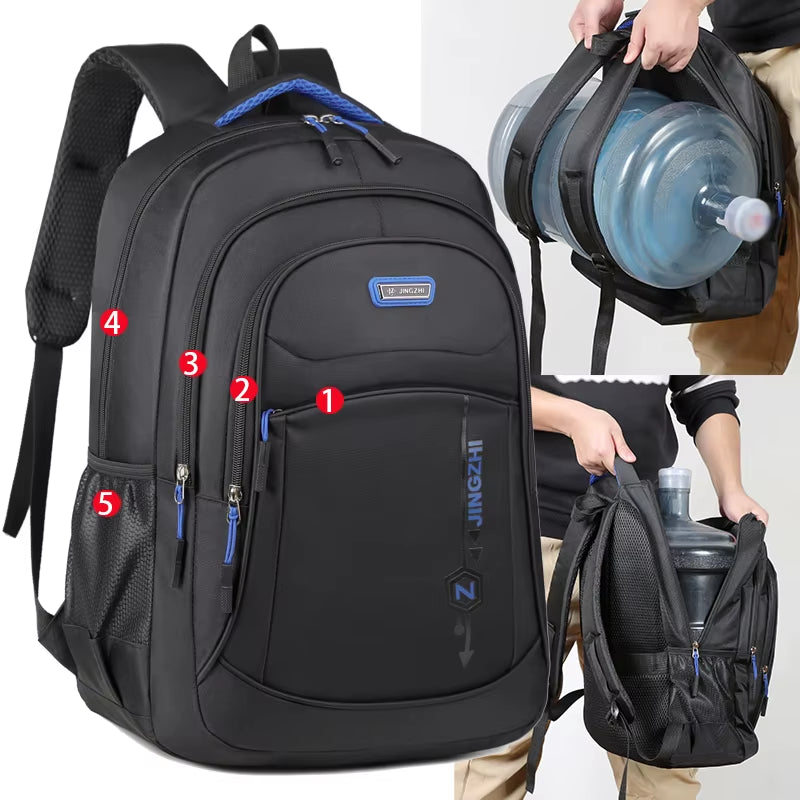 Leisure Backpack, Multi Pocket Backpack, Durable Laptop Bag, Fashionable Travel Backpack, Business Commuting Backpack