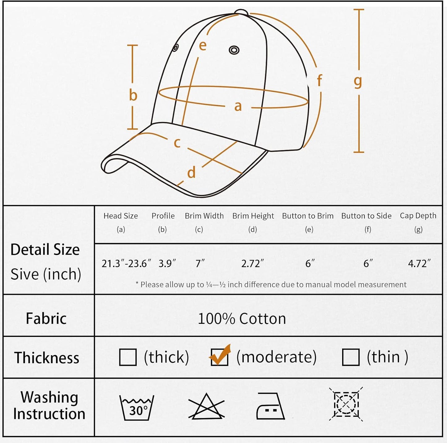 2-Pack Adjustable Vintage Washed Cotton Baseball Caps for Golf Enthusiasts - Unisex Design