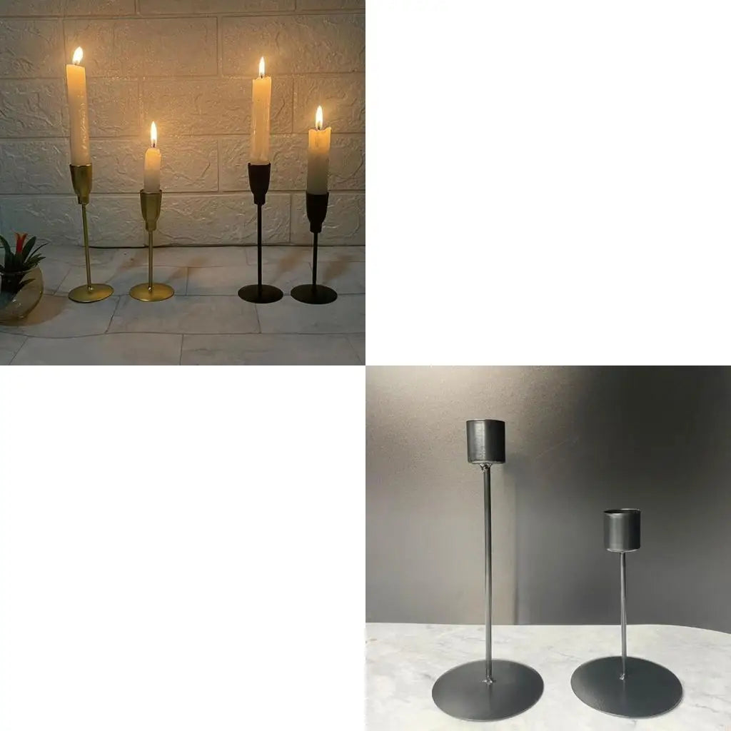 Iron Holder Holder for Creating Warm Atmospheres in Any Setting Wedding Display Candlestick JOMD