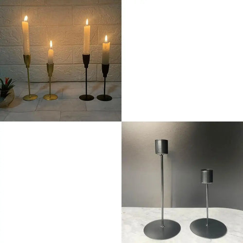Iron Holder Holder for Creating Warm Atmospheres in Any Setting Wedding Display Candlestick JOMD