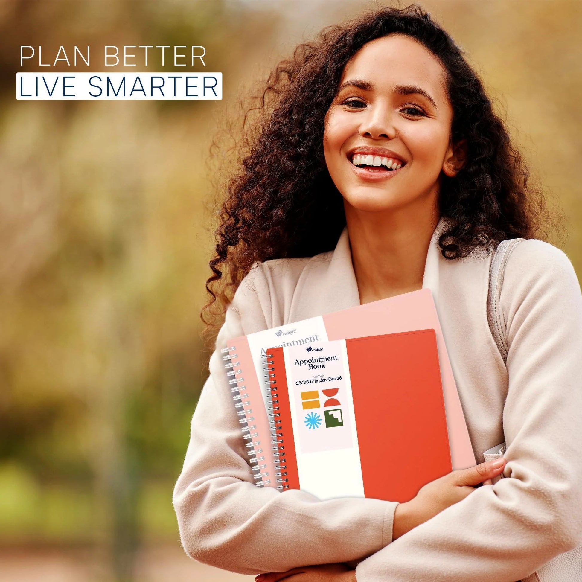 2026 Appointment Book Planner 6.5 X 8.5 Inch Large Peach Tabbed Daily Hourly Weekly Planner Schedule Book 30 Minute Time Slots Business & Personal Planner Jan 2026 Dec 2026