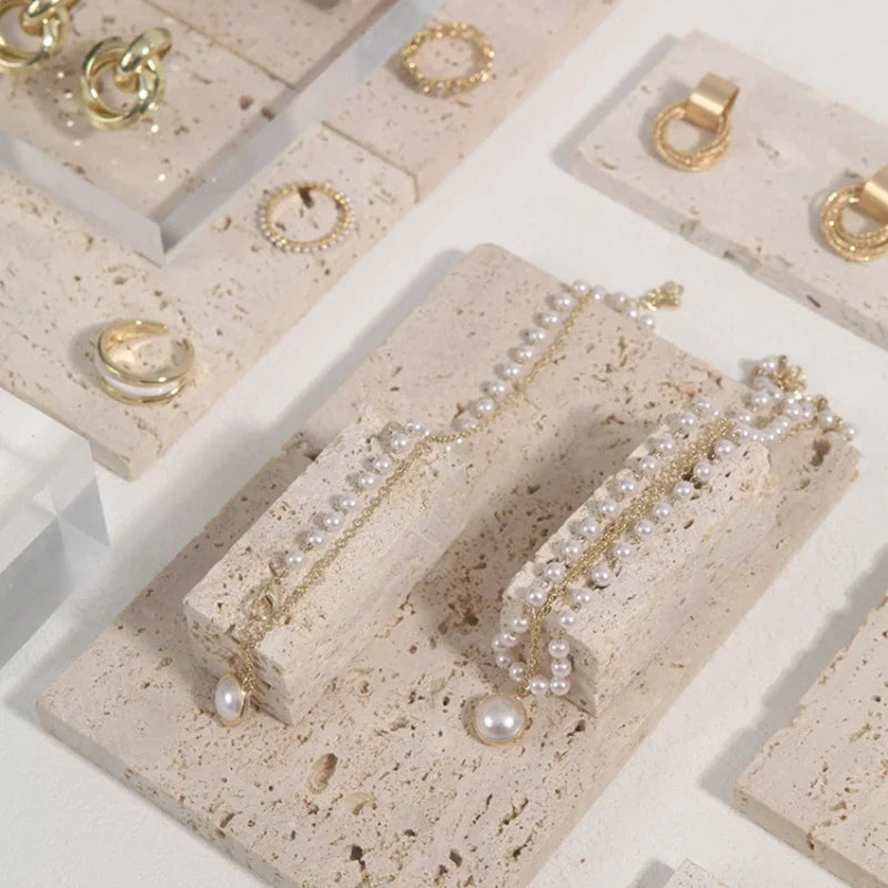 INS Photo Props Jewelry Photo Photography Ornaments Stone Placement Storage Tray Still Life Photography Photo Decoration