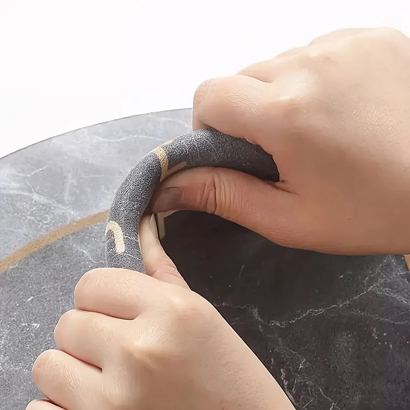 Special-shaped bathroom diatom mud absorbent floor mat toilet non-slip foot mat door mat entrance mat