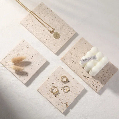 INS Photo Props Jewelry Photo Photography Ornaments Stone Placement Storage Tray Still Life Photography Photo Decoration