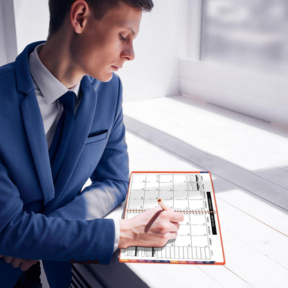 2026 Appointment Book Planner 6.5 X 8.5 Inch Large Peach Tabbed Daily Hourly Weekly Planner Schedule Book 30 Minute Time Slots Business & Personal Planner Jan 2026 Dec 2026