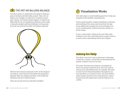 Mental Health Journal for Men: Creative Prompts, Practices, and Exercises to Bolster Wellness, (Paperback)
