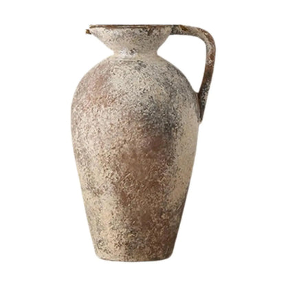 Ceramic Flower Vase Home Furnishing Birthday Gift Rustic Flower Arrangement for TV Cabinet Dining Room Bedroom Indoor Entryway