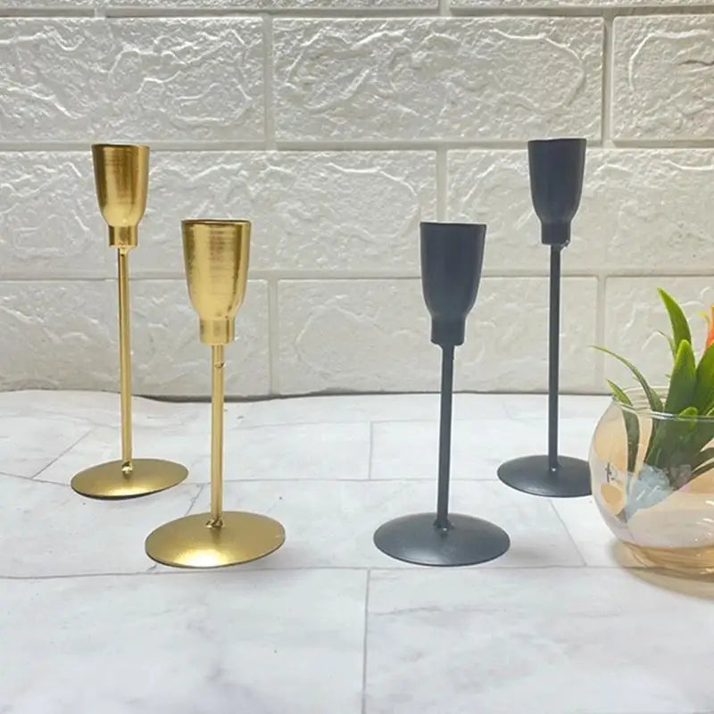 Iron Holder Holder for Creating Warm Atmospheres in Any Setting Wedding Display Candlestick JOMD
