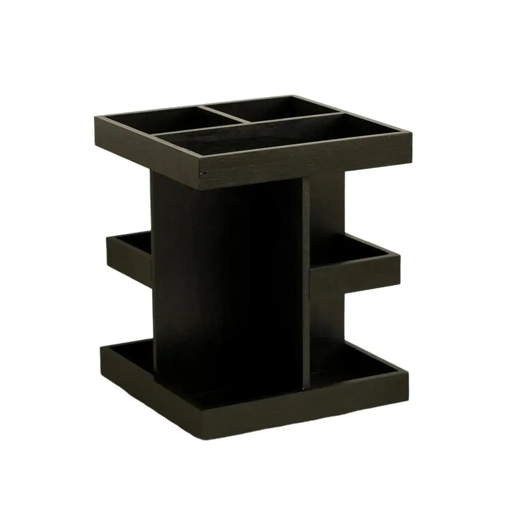 Rotating Perfume Rack Storage Rack Wooden Rotating Cosmetic Organizer with Capacity Multi-layer Design for Perfume Display