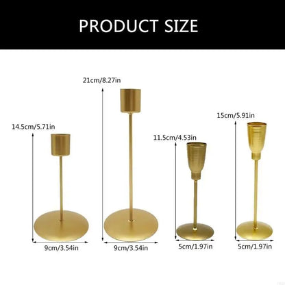 Iron Holder Holder for Creating Warm Atmospheres in Any Setting Wedding Display Candlestick JOMD